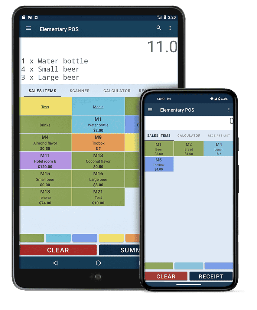 mobile cash register app